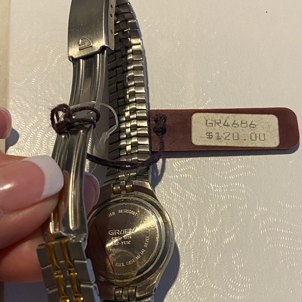 Vintage Ladies Gruen watch, new/never worn